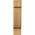 thumbnail image 2 of 5 1/2"W x 8"D x 24"H Alpine Smooth Corbel, Western Red Cedar, 2 of 9