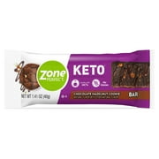 (2 pack) (2 Pack) ZonePerfect Keto Nutrition Bar Chocolate Hazelnut Brownie Bars (Pack of 5)