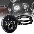thumbnail image 1 of Faro LED TRUE MODS de 7 pulgadas para Harley Davidson + Soporte, 1 of 9