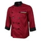 thumbnail image 5 of Chaqueta Cuello Alto para proteger Chamarra Para Clásico De Moda Cocineros L rojo, 5 of 9