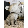 thumbnail image 2 of Wildlife Cries of The Night Moon Dance Howling Gray Wolf Pup Bobblehead Figurine, 2 of 8