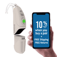 thumbnail image 4 of Wireless Rechargeable DiscoMax Hearing Amplifiers with free mobile App for iphone and android - Exchangeable replaceable battery modules - Best cheap hearing assist Amplifier - Left, 4 of 10
