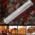 thumbnail image 4 of YAOMOBB Rust Proof Wood Chip Box Stainless Steel BBQ Tube Rust Resistant Enhance Flavor Home Baking Accessories, 4 of 6