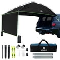 thumbnail image 1 of KNOX Universal Canopy Tent for Camping, Pop-Up Canopy Tent Awning with Sidewall, Compatible with Truck Tailgate, SUV, RV, Van, Portable Teardrop Awning Shade for Camping, Beach, Picnics (Black), 1 of 9