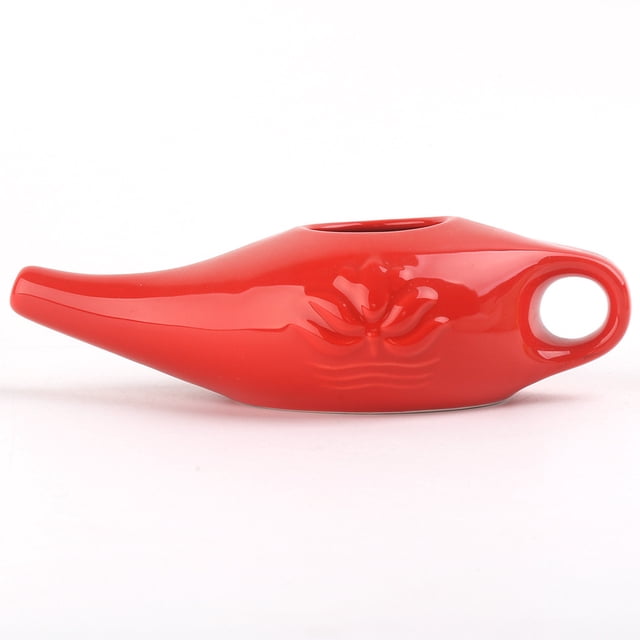 Botella de cerámica para lavado de nariz de 250 ml Irrigador nasal Botella para lavado de nariz de yoga Limpie el recipiente para lavado nasal