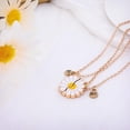 thumbnail image 3 of BFF Necklace for 2-Daisy Best Friend Necklace Friendship Necklace Best Friends Forever Necklaces Valentines Day Gifts, 3 of 7