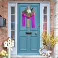 thumbnail image 2 of WMGHA Easter Front Door Wreath Cross Easter Wreath Wood Artificial Hanger Wall Wreaths Christian Lily Flowers Signs Door Decorations for Home Porch Spring Farmhouse Party Decor, 2 of 5