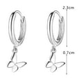 thumbnail image 5 of Yedigre 1 Pair Leverback Earrings Hypoallergenic Nickel-Free Lightweight Butterflies Charm Drop Earrings Women Jewelry Gift, 5 of 7