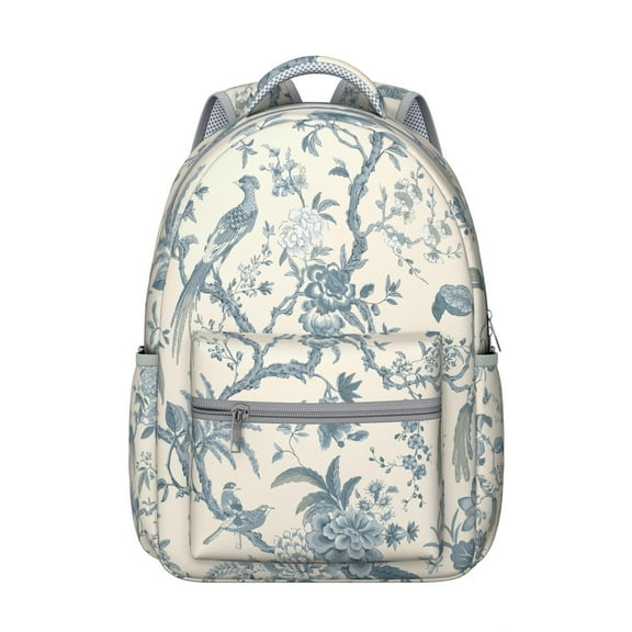 "Wildflower & Sunflower Backpack - Stylish School Backpack for Women, Durable College Backpack with Laptop Compartment, Floral Print Bookbag for Travel"