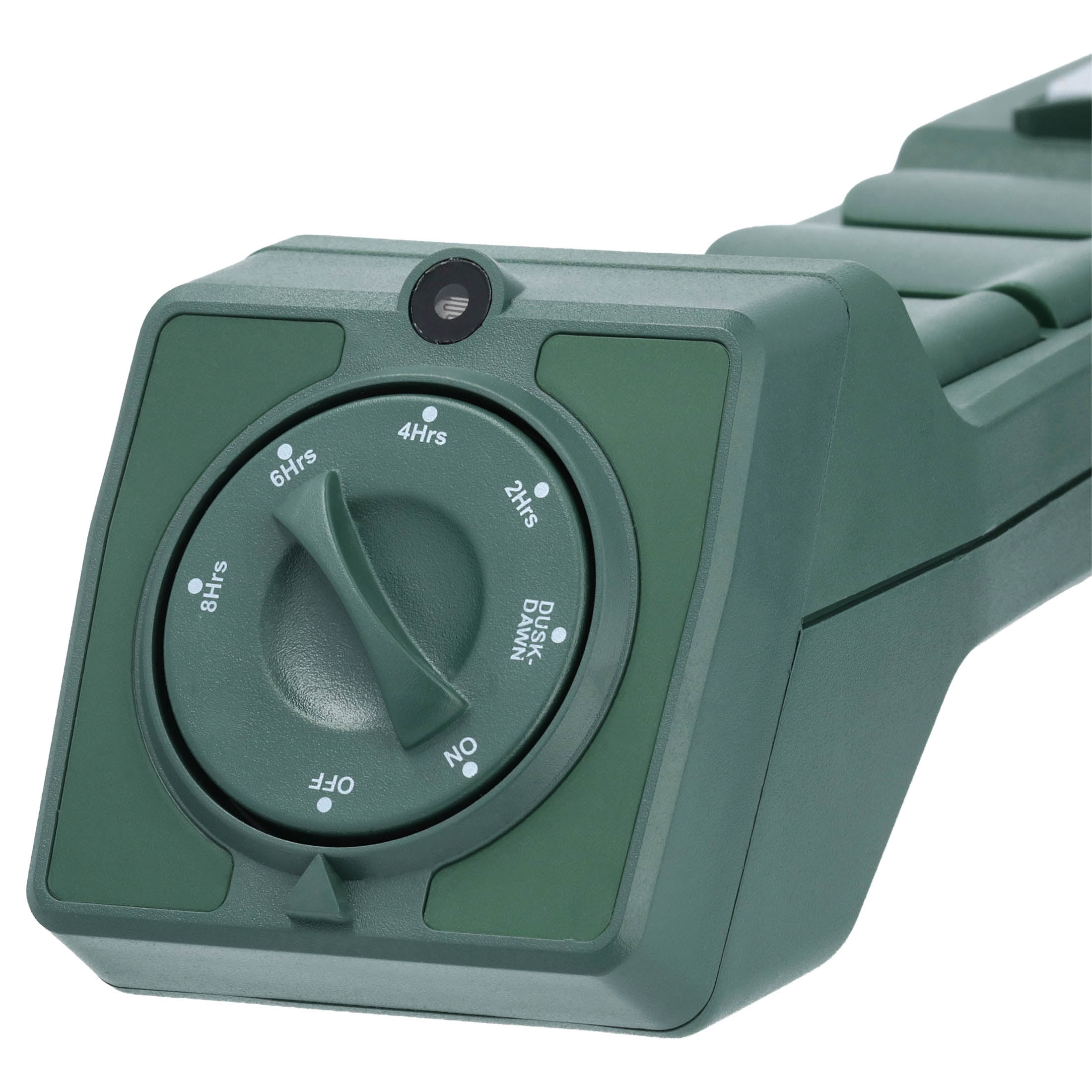 Outdoor 6-Outlet Power Stake with Timer, 1625 Watts, Green, 6', by Holiday Time