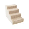 thumbnail image 4 of Rampa de escalera para escaleras de perro mascota, escaleras cómodas de escalada extraíbles, 4 escalones lavables, para sofá interior , Blanco Yinane Escalera de escaleras para gatos, 4 of 8