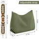 thumbnail image 4 of Bolso Prite Corduroy para mujer con cremallera verde, 4 of 7