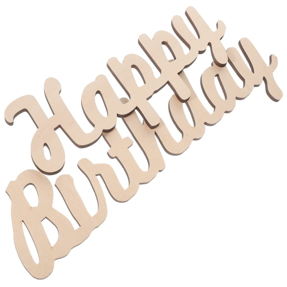 HOOWIFFY Khaki Wooden Letter Board Set for Birthday Party Decor, Cafe Signage, Message Board, and Home Decoration Prop