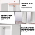thumbnail image 4 of Librero Organizador Minimalista FRATELLO MUEBLES Mueble Cubos de Almacenamiento 9 Compartimentos Color Blanco, 4 of 8