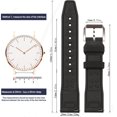 thumbnail image 4 of Correa de caucho fluorado para reloj de repuesto IWC Pilot para hombre, 20, 21 y 22 mm, resistente al agua, con hebilla deportiva, accesorios para reloj, 4 of 5