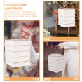 thumbnail image 2 of OUNONA Paper Lamp Shades Light Shades White Paper Protective For Friends 1Pack, 2 of 8
