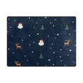thumbnail image 5 of Yayeee Area Rugs for Living Room 5.2'x4' Non Slip Washable Bedroom Floor Carpet, Christmas Whimsy, 5 of 5