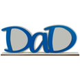 thumbnail image 2 of simhoa Dad Picture Frame Photo Holder, Father's Day Photo Frame, Dad/Papa Letter-Shaped Blue Dad, 2 of 8