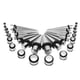 thumbnail image 1 of 36 piezas de metal medidor de oreja Taper Tunnel Plug Expander Stretching Piercing Set Yuyangstore Kit de estiramiento de medidores de oído, 1 of 5