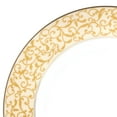 thumbnail image 3 of Mikasa Dinnerware 42 Piece Set Parchment Gold, Service for 8 people + 2 serving pieces Fine Porcelain, 3 of 5