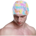 thumbnail image 2 of FYBTO Casquette de Natation Licorne Seamless Pattern Rose Unisexe Adulte FYBTO Polyester, 2 of 4