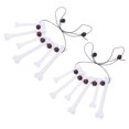 thumbnail image 1 of Lot de 2 Colliers en Forme d'Os Style Halloween pour Femmes Multi Couleurs Plastique, 1 of 8