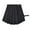 Black, variant on Taylonsss Womens Pleated Skirt High Waist A-Line Bodycon Fit Versatile Checkered Asymmetrical Hem Midi Skirt Casual Chic Outfit