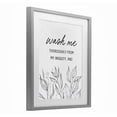 thumbnail image 2 of Stupell Industries Eclectic Wash Me Thoroughly Scripture Gray Framed Print Under Glass, 17 x 21, by Lettered and Lined, 2 of 8