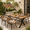 Dark Yellow, variant on HighSound 7-Piece Outdoor Patio Dining Set, All Weather Patio Dining Chair & Table Set for 6 People, Sectional Conversation Set for Patios, Backyard, Balcony, Garden, Lawn, Beige Cushions