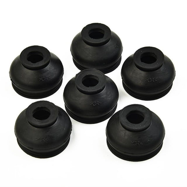 6pcs Car Suspension Steering Ball Joint Rubber Dust Boot Cover Tie Rod End Sets Auto Replacement Parts Universal