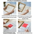thumbnail image 2 of Tignapoo Elegant Double-Sided Glass Photo Frame with Dried Flower Display - Black - 5 Inch (9x13 cm), 2 of 6