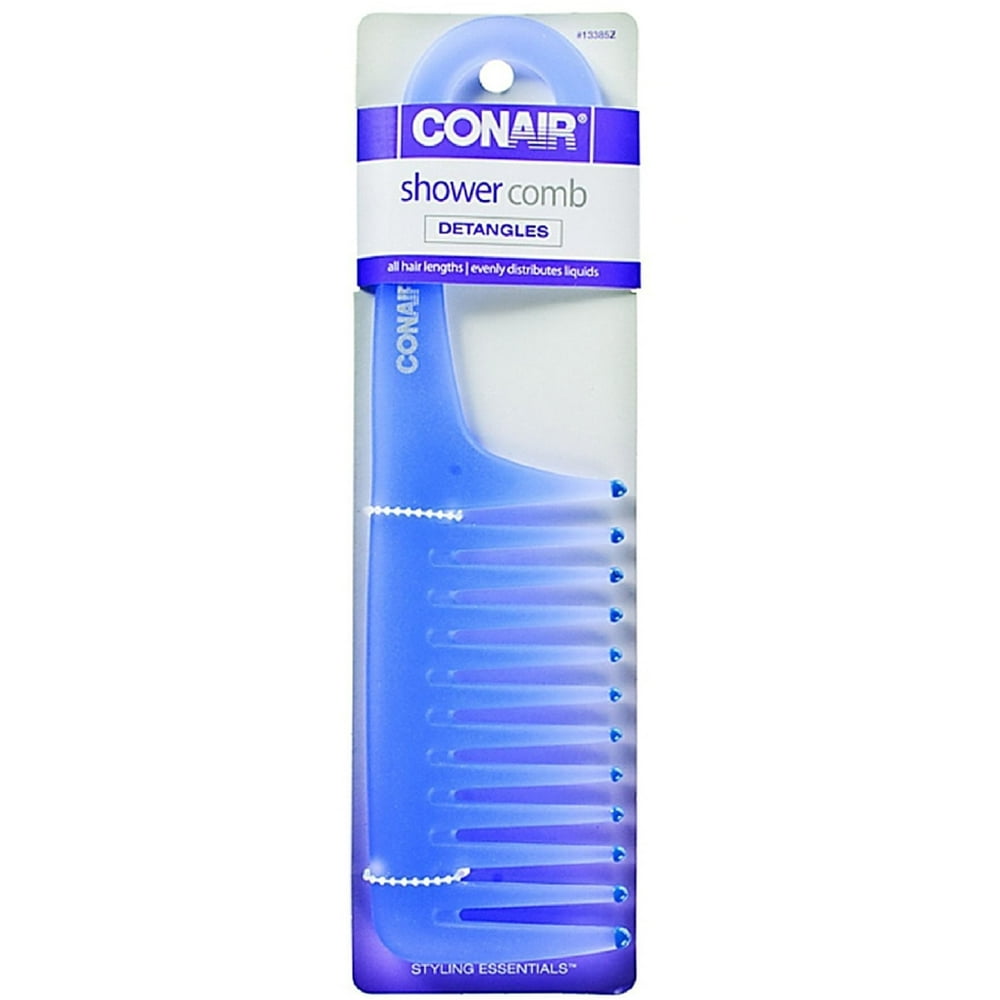Conair Hanging Shower Comb for Detangling Wet Hair Right After Shampoo