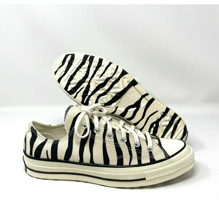 Converse Chuck 70 OX Canvas Low Sneakers s Animal Print Black