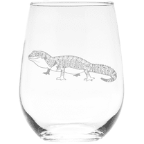 C&M Personal Gifts 17 oz Gecko Stemless Wine Glass