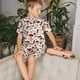 thumbnail image 4 of Balery Mushroom Conjunto de Pijama Infantil de Manga Corta con Estampado – Ropa de Dormir de Algodón Suave-Large, 4 of 6