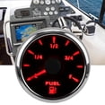 thumbnail image 4 of Fuel Level Gauge, Fuel  Meter IP67 Waterproof Anti Fog Low Power Consumption 0-190 Ohm  With 7 Color Backlight For Boat For RV For Yacht White,Black, 4 of 8