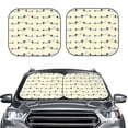thumbnail image 2 of Saiise Dachshund Dog Puppy for Foldable Car Sun Shades (2-Pack) Offer Sun Protection with an Easy-fold Design for Convenient Windshield Shading-Medium, 2 of 6