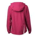 thumbnail image 5 of Sport-Tek Ladies Colorblock Hooded Raglan Jacket-3XL (Pink Raspberry/White), 5 of 5