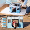 thumbnail image 3 of Parque para Perros y Gatos XRG Plegable Interior/Exterior Azul M, 3 of 9