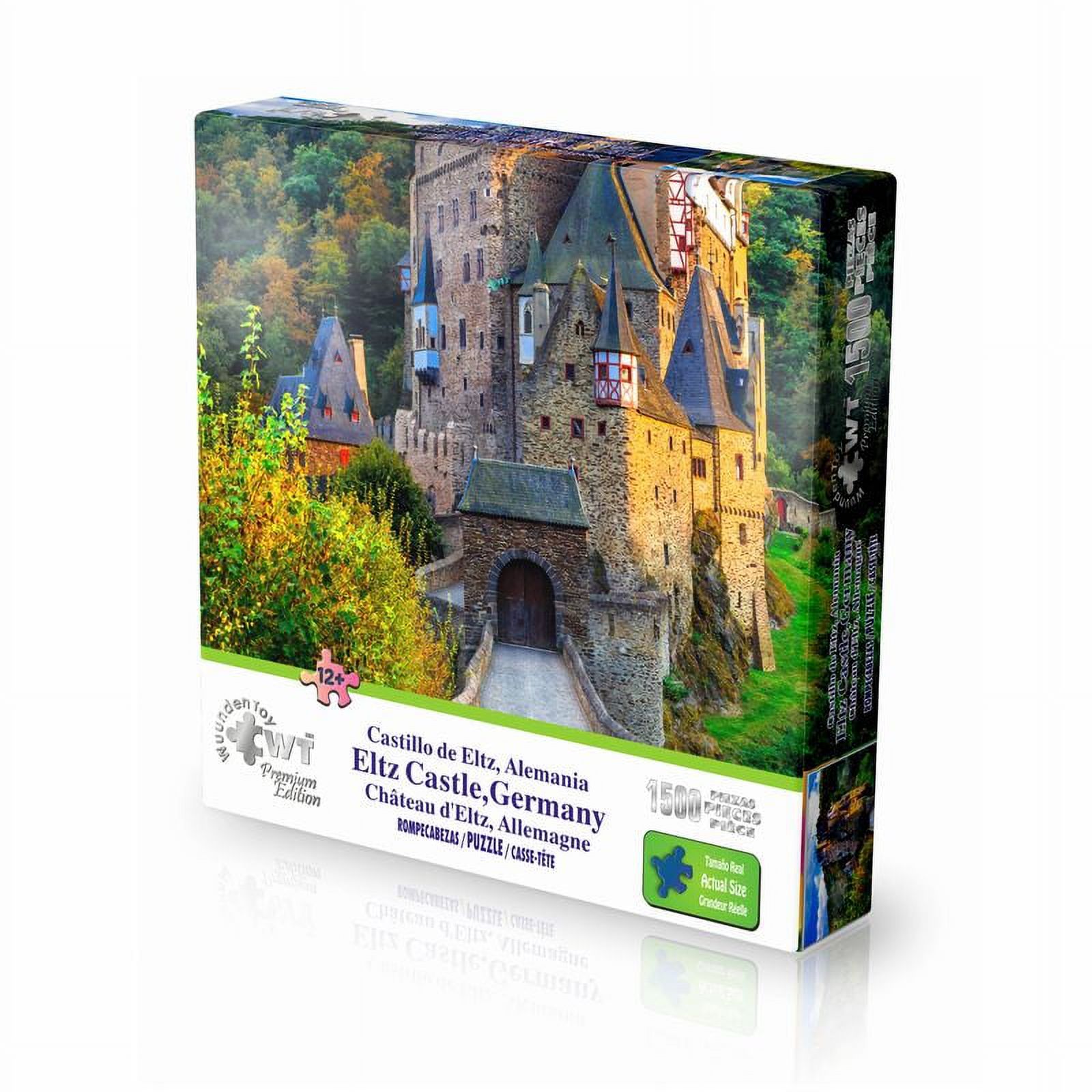 Wuundentoy Premium Editon "Eltz Castle, Germany" 1500 Pieces Jigsaw Puzzle - image 2 of 7
