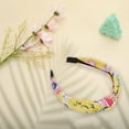 thumbnail image 6 of Unique Bargains 1 Pc Elegant Knot Headbands for Women Yellow, 6 of 6