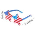 thumbnail image 3 of Amzcrzy Plasti C Sunglasses Lunettes de Soleil Étoile à Cinq Branches Sans Monture Style de Fête Tendance Lunettes Excentriques Rouges Blanches et Bleues Fournitures pour Événements et Fêtes Décorations d'Anniversaire Décorations des Fêtes, 3 of 6
