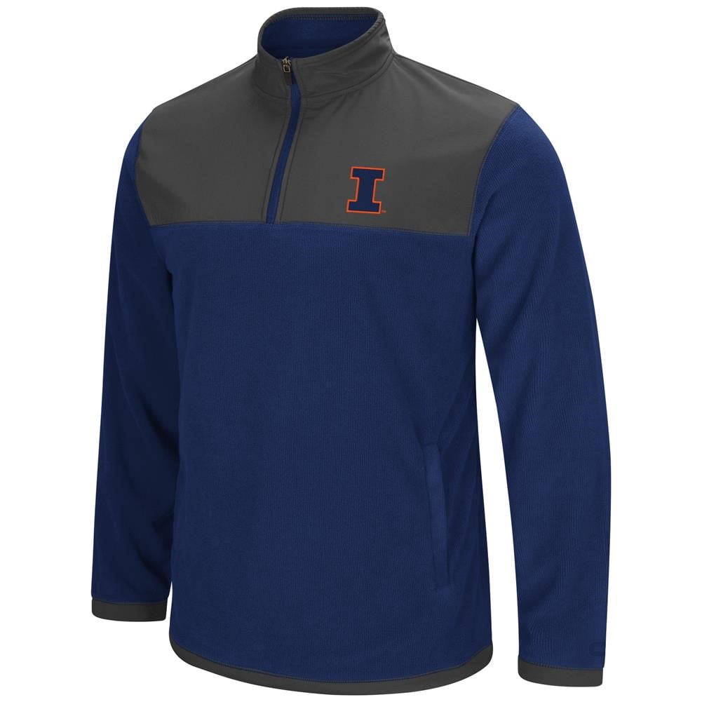University of Illinois Men's Full Zip Fleece Jacket by Colosseum