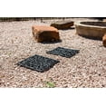 thumbnail image 6 of BirdRock Home Rubber Stepping Stone Tiles - 15 x 15" - Set of 3 - Black, 6 of 8
