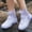 White, variant on Resistant Silicone Overshoes Rain Waterproof Shoe Covers Boot Cover Protector -White-XL-40-42
