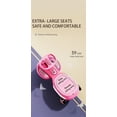 thumbnail image 3 of Light-Up Electric Wiggle Car with Pedal, 2-in-1 Swing Car, 2 motor Ride-On Toy, Anti-Rollover, Flashing Wheels for Ages 3 and Up, 3 of 9