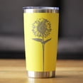 thumbnail image 2 of Bevvee Insulated Travel Tumbler 20 oz Sunflower Head Sunflower Lover Gifts Tumblers, 2 of 4