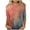 #01 Red, variant on Ichuanyi Womens Tops, Fall and Winter Women's Plants Print Long Sleeve Tops Loose Blouse Casual O-Neck Graphic Tee Shirts Tunic