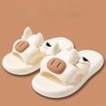 thumbnail image 5 of womens shoes slippers slides women flip flops cartoon dog cow house Summer Beach Cloud anti-skid indoor Soft cute Sandal funny, 5 of 6