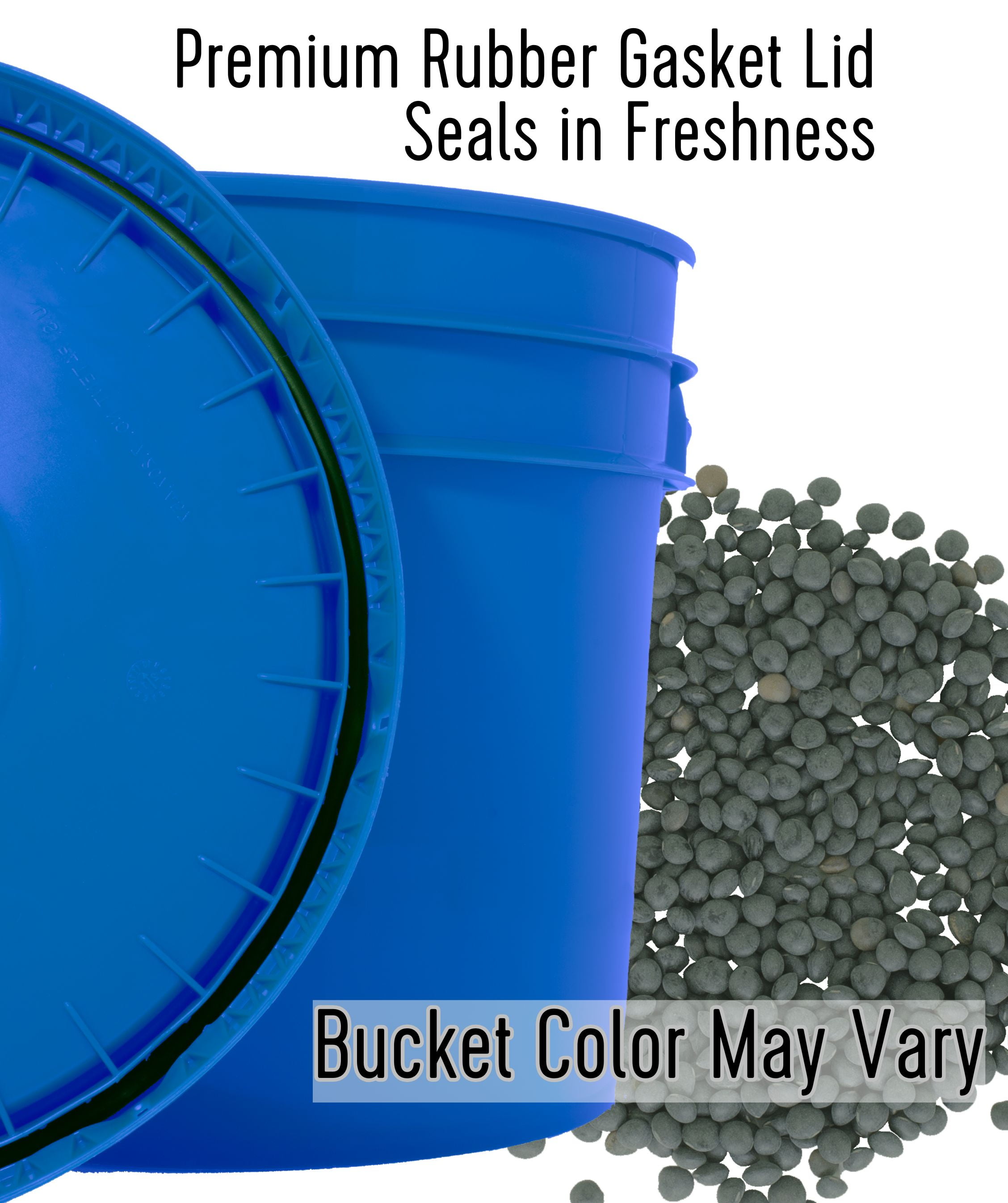 Black Lentils | 25 LBS | Emergency Food Storage Bucket | Non-GMO | Vegan | Bulk